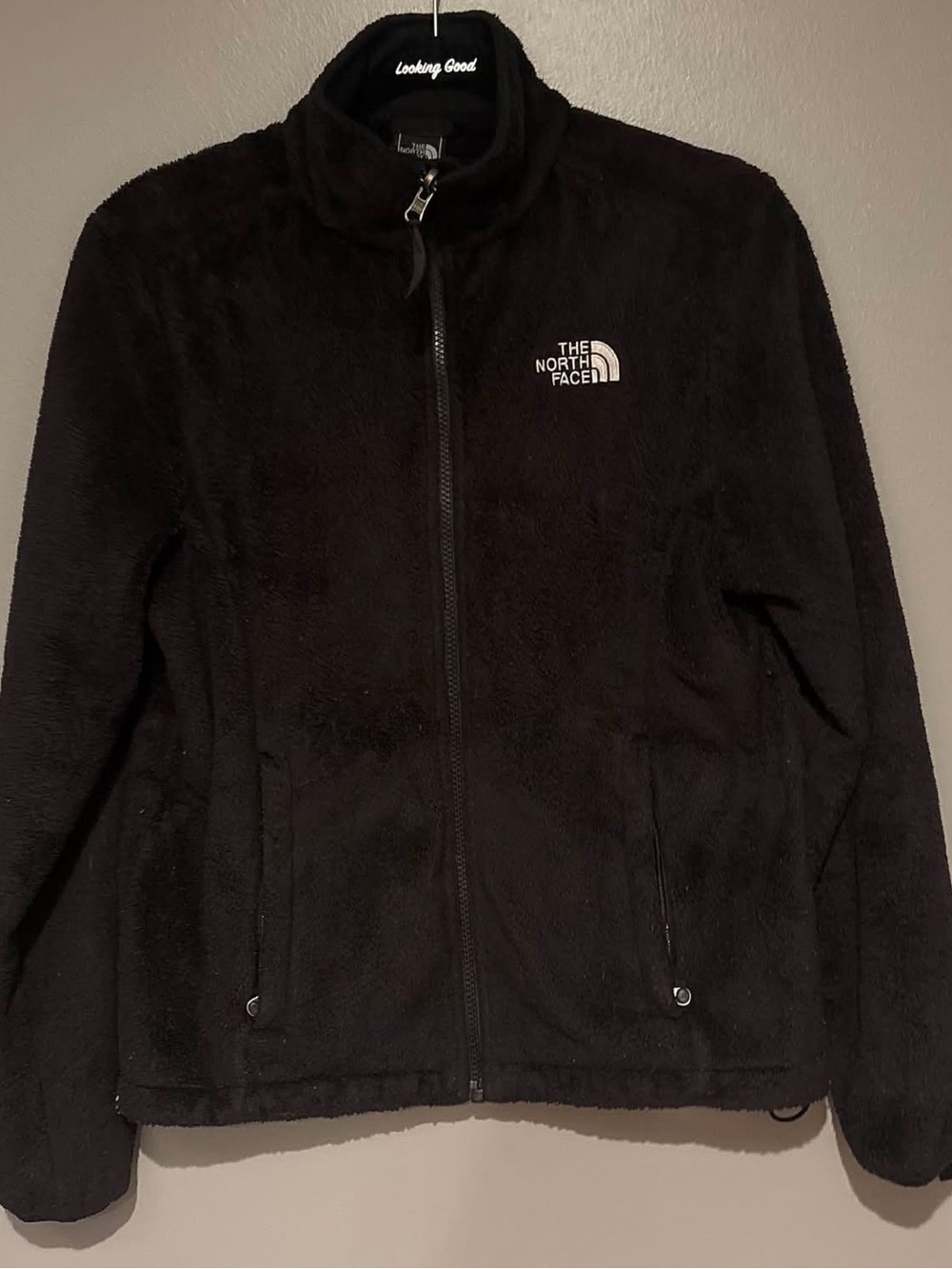 The North Face Black Teddy Fleece Full-Zip Jacket